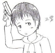 動画用の三男似顔絵