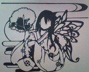 切り絵 ニコニコ静画 イラスト