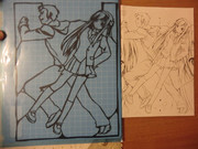 涼宮ハルヒ＆キョンを切り抜いてみた！