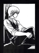 【銀魂】 沖田総悟 【切り絵】