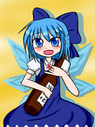 ⑨月なので毎日チルノを描くことにした。3日目