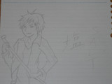 ルーズリーフで塩さん描いてみた