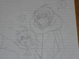 一方通行&打ち止めをルーズリーフで描いてみた