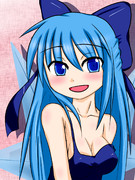 ⑨月なので毎日チルノを描くことにした。9日目