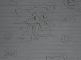 ルーズリーフでシャルロッテ描いてみた