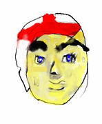 研の絵を水墨画で描いて失敗するのをお許しください！