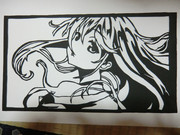 エリオを切り絵にしてみたｗｗ