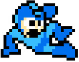 【ペイント】初代ロックマン（スライディング）