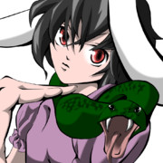 らくがき（ヘビウサギ）