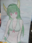 夏、慧音、空と海