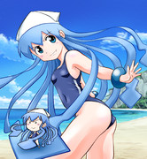 スク水！イカ娘