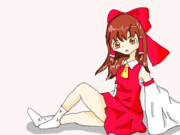 霊夢たん描いてみた