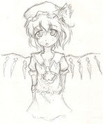 なにかいいたげにこちらをみている