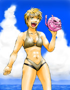 夏の思い出ビーチバレー