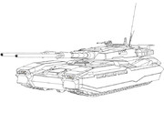 61式Ⅷ型戦車（線画）