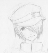 みーちゃんの千本桜描きかけ。