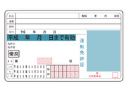 【背景素材114】運転免許証３