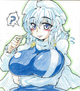 レティさん支援色紙