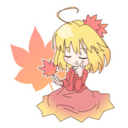 しずは　片や紅葉