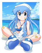 ついにサメに勝ったでゲソ！侵略計画再始動じゃなイカ？