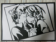 [鏡音レン、リン]え～切ってみました