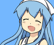 ペイントで イカ娘