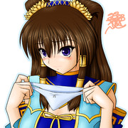 嫁にパンツをみせてもらった