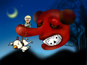 天狗さんのお仕置きルーム。