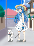 イカちゃんのさんぽ