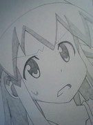 侵略！イカ娘　イカ娘を描いてみた