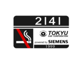 京急2100形　2141　車内ステッカー　Powered by SIEMENS!!