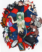 物をぱらぱら壊す ニコニコ静画 イラスト