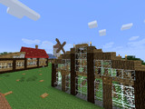 【Minecraft】温室作ってみた。【初音牧場】