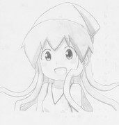 シャーペンでイカ娘