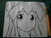 イカ娘　カッティングシートで切ってみた