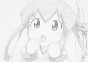 イカ娘!?　より　イカ娘　を描いてみた