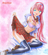 巡音ルカ：「チラリ☆」