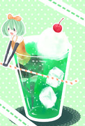 クリームソーダ ニコニコ静画 イラスト