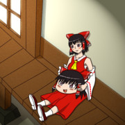 ゆっくりと縁側