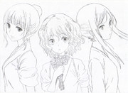 あの三人組を模写してみた