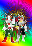 ｖ３とライダーマン