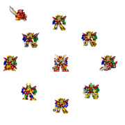 【ドット絵】ゴーカイオーアイコンセット