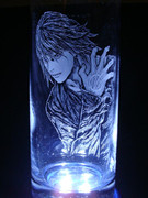 【ZETMAN】ジン手彫りグラス