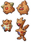 ディグダ図鑑　Ｎｏ173～176