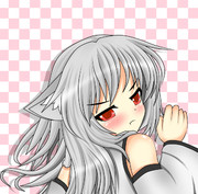 むすっとした椛