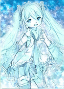 【ラフ】初音ミク「ウチのミクは、ちょっと小さぃ。」