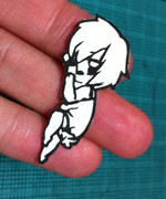 ちびからしちゃん　を　切ってみた