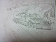 [シャーペン画]　赤城最速の中之条大福店（自家用）