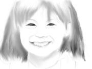 芦田愛菜ちゃんを描いてみた