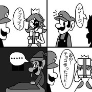 ルイージ ニコニコ静画 イラスト